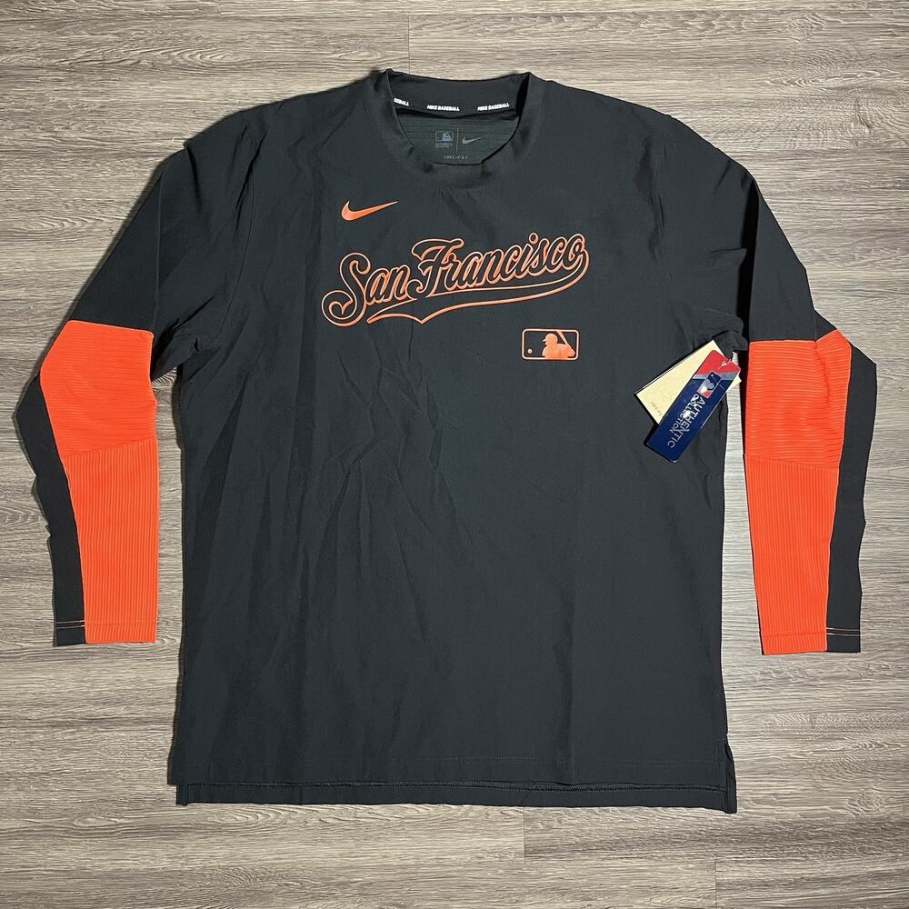 Nike San Francisco Giants Authentic Collection Player Dri-FIT Pullover Men's M